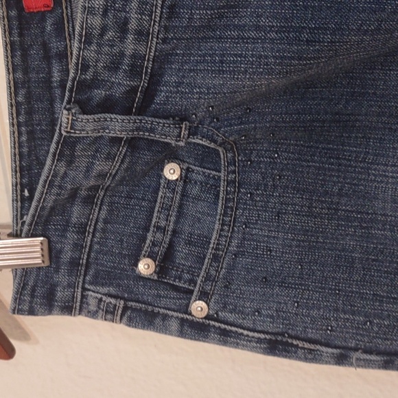 COSMO POLITAN JEANS SLIGHTLY  USED BEJEWELED SIZE 6 COLOR BLUE - Picture 3 of 14